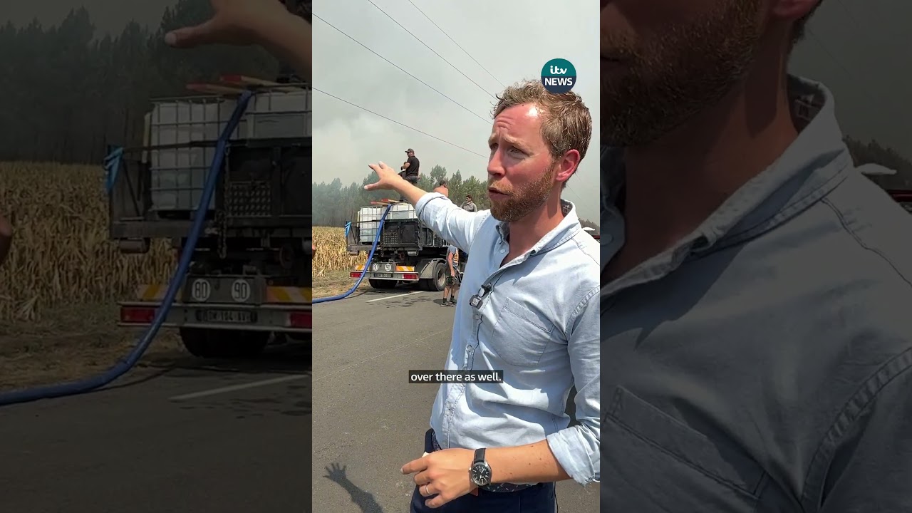Why is the wildfire in France so hard to put out?