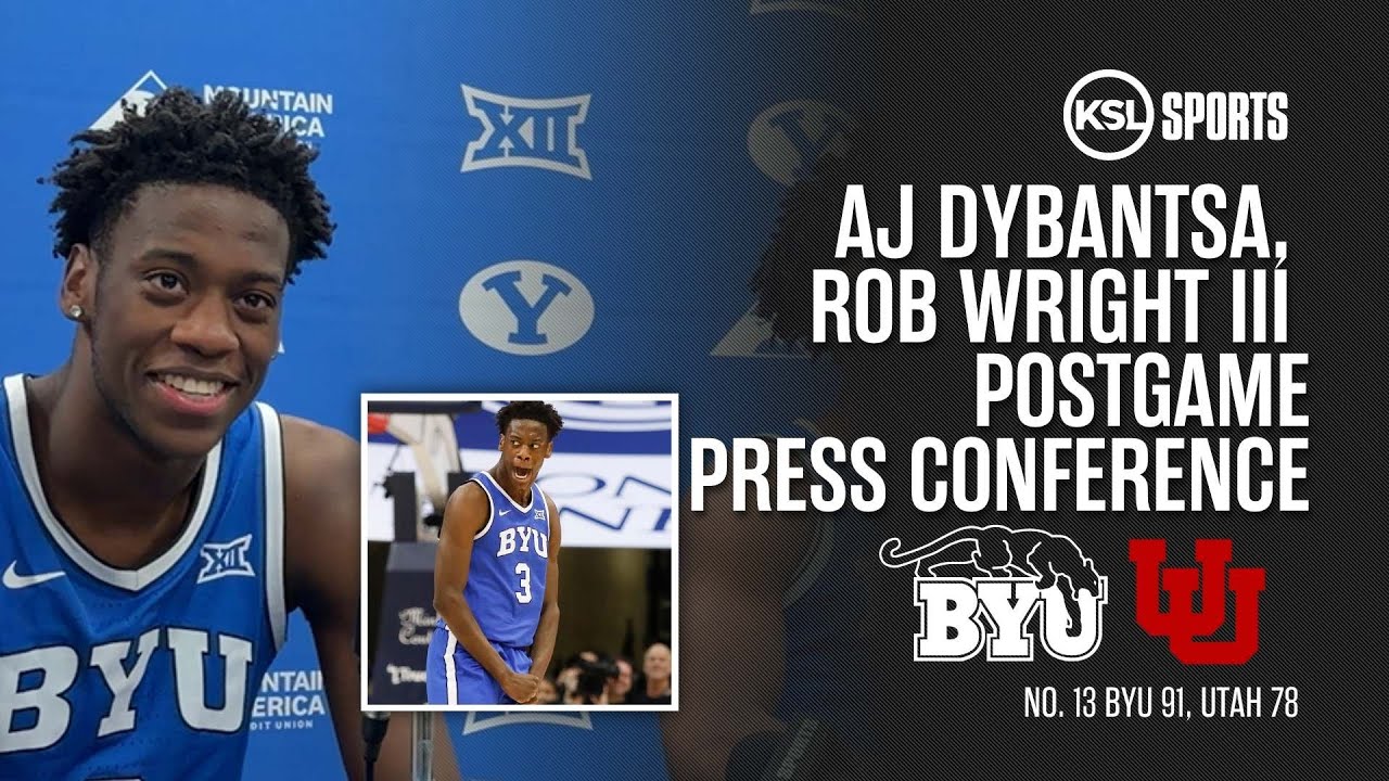 AJ Dybantsa, Rob Wright After BYU's 91-78 Win Over Utah