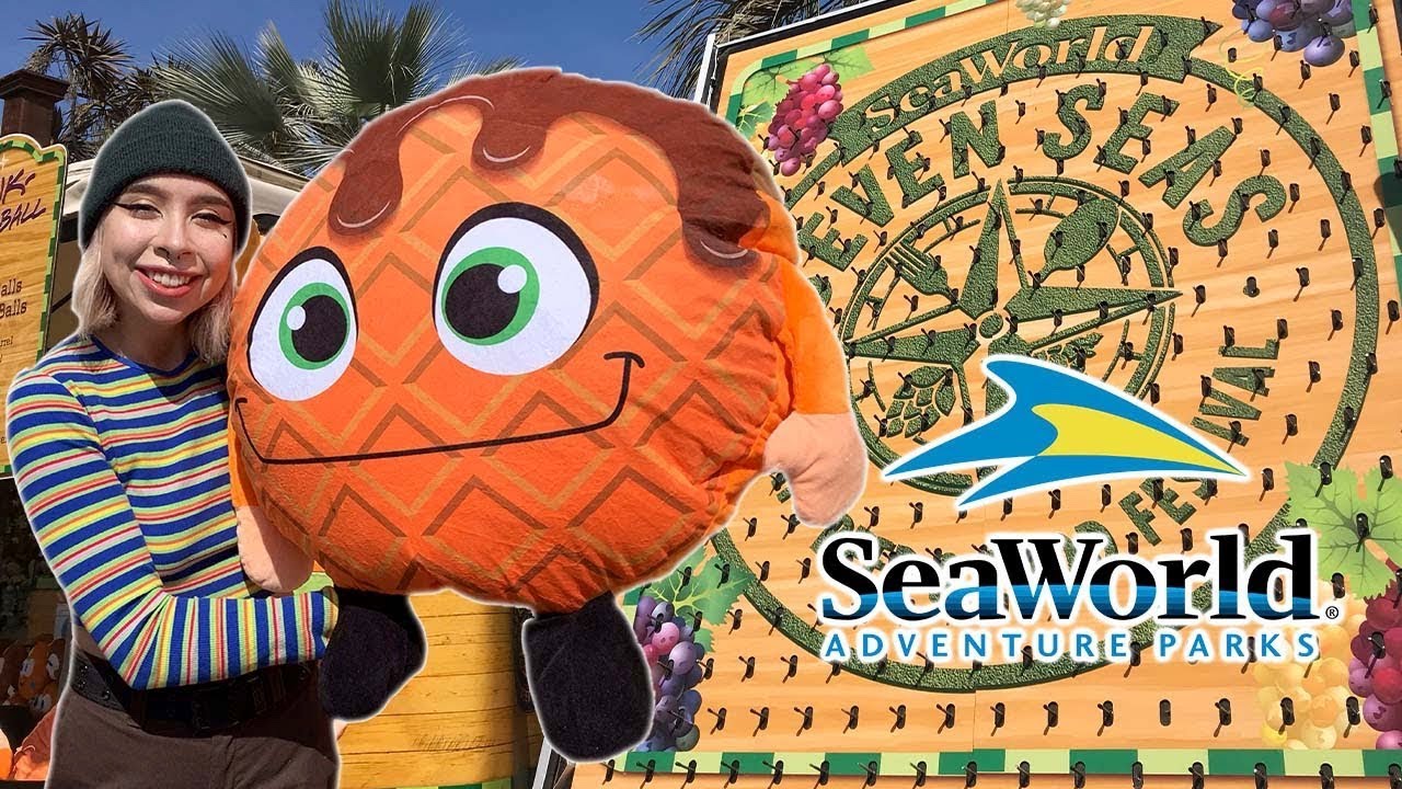 WE WON GIANT PLINKO CARNIVAL GAME AT SEAWORLD!