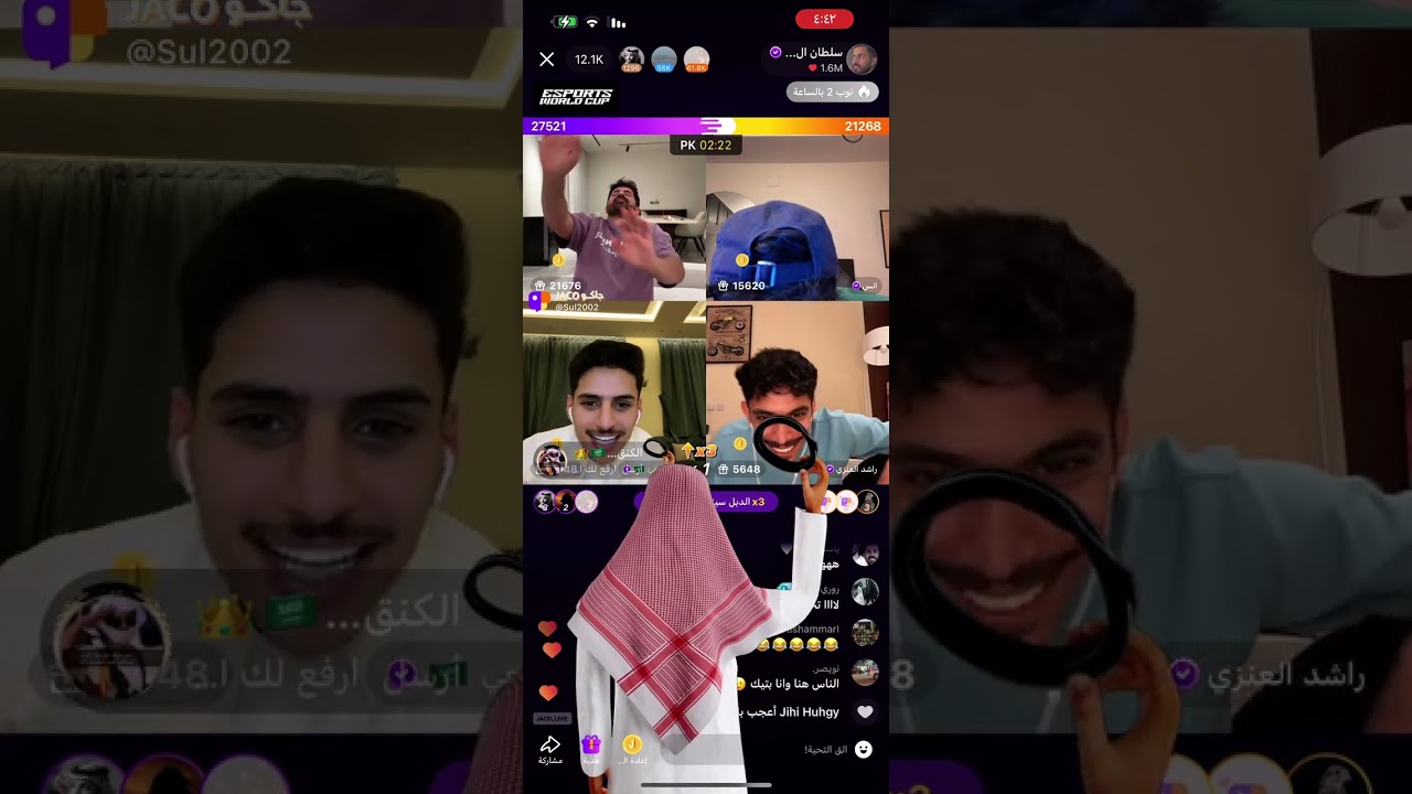 2- بث سلطان العنزي مع انس و راشد العنزي و ذكرى و سبايكي 30/7/2024