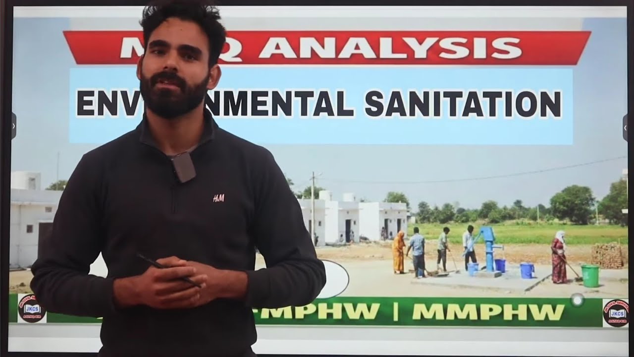 JKSSB (13) FMPHW || MMPHW || NURSING - TOP MCQS - ENVIRONMENTAL SANITATION by AALIM SIR 