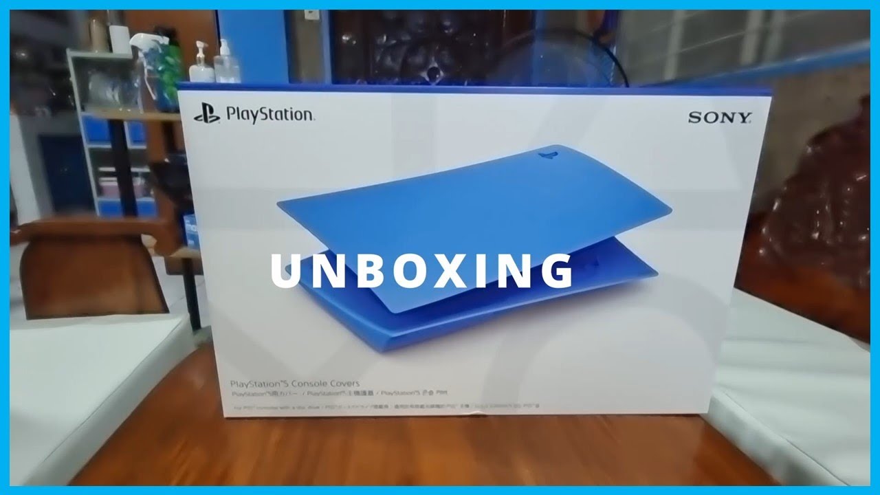 Unboxing and Installation | PS5 | Starlight Blue Console Cover