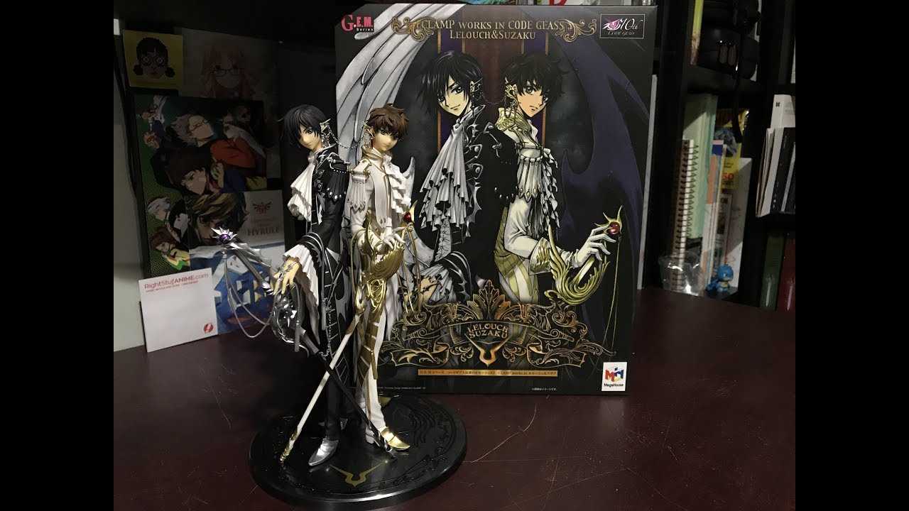 Suzaku Kururugi and Lelouch Lamperouge 1/8 G.E.M. Figure Unboxing