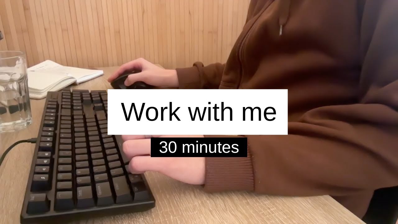 30 Minutes of Pure Productivity | No Music | Clean Keyboard ASMR (No Talking) |