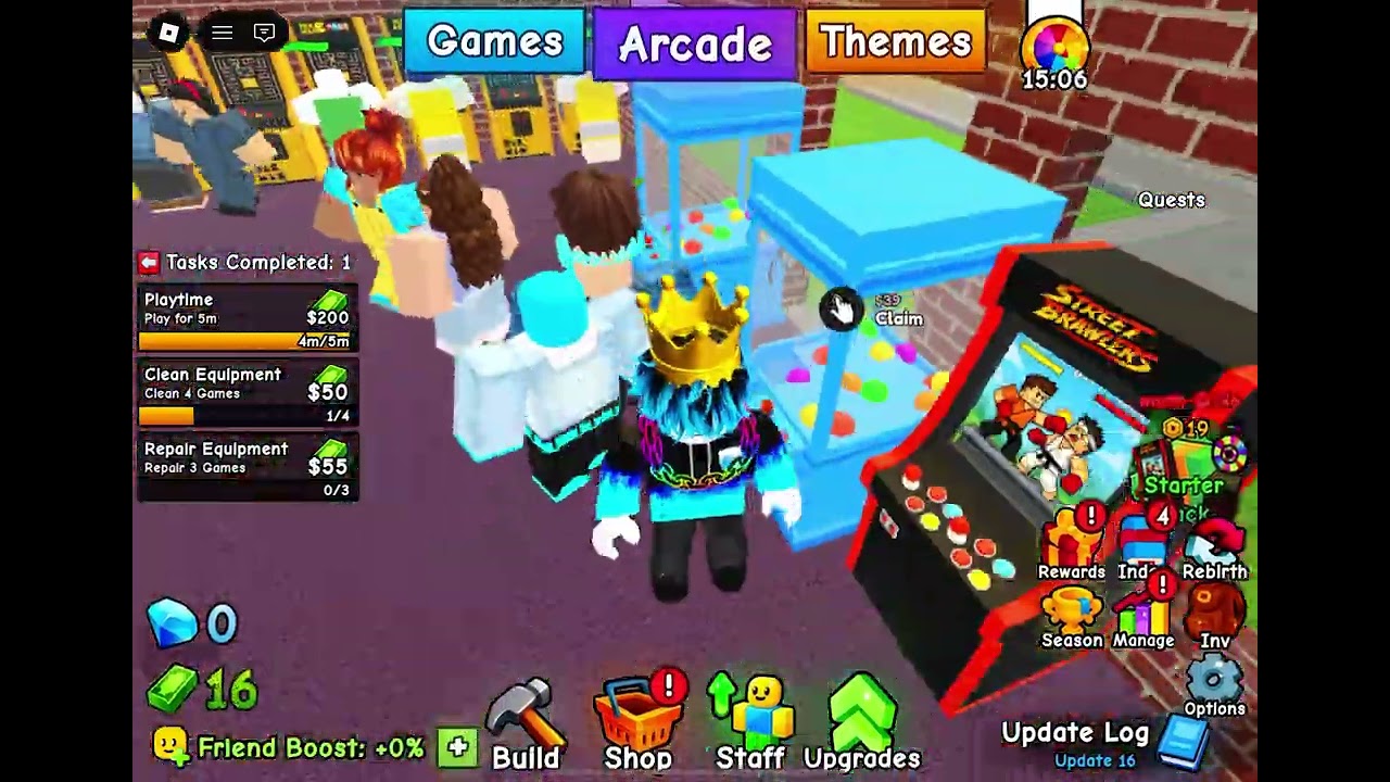 Playing arcade tycoon 