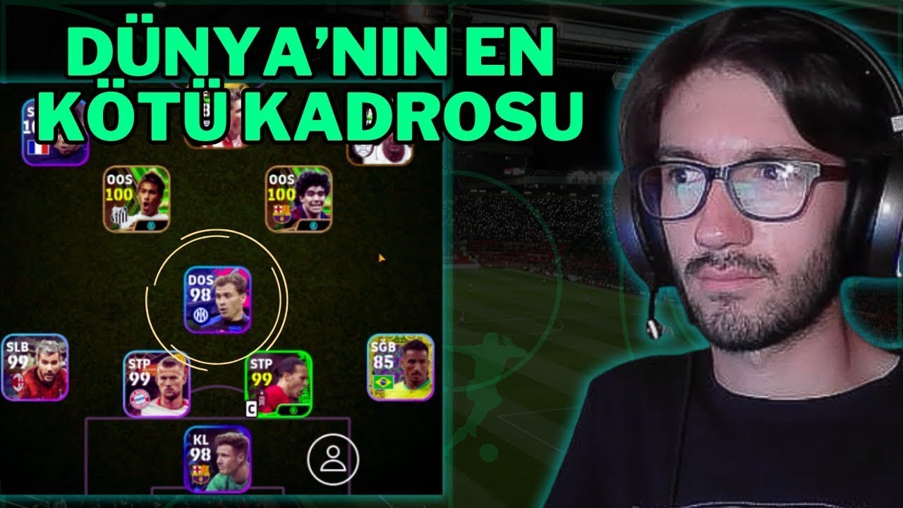 DÜNYA'NIN EN KÖTÜ KADROSUYLA SURİYELİ TOKATLADIK | eFootball™ 2024 Mobile