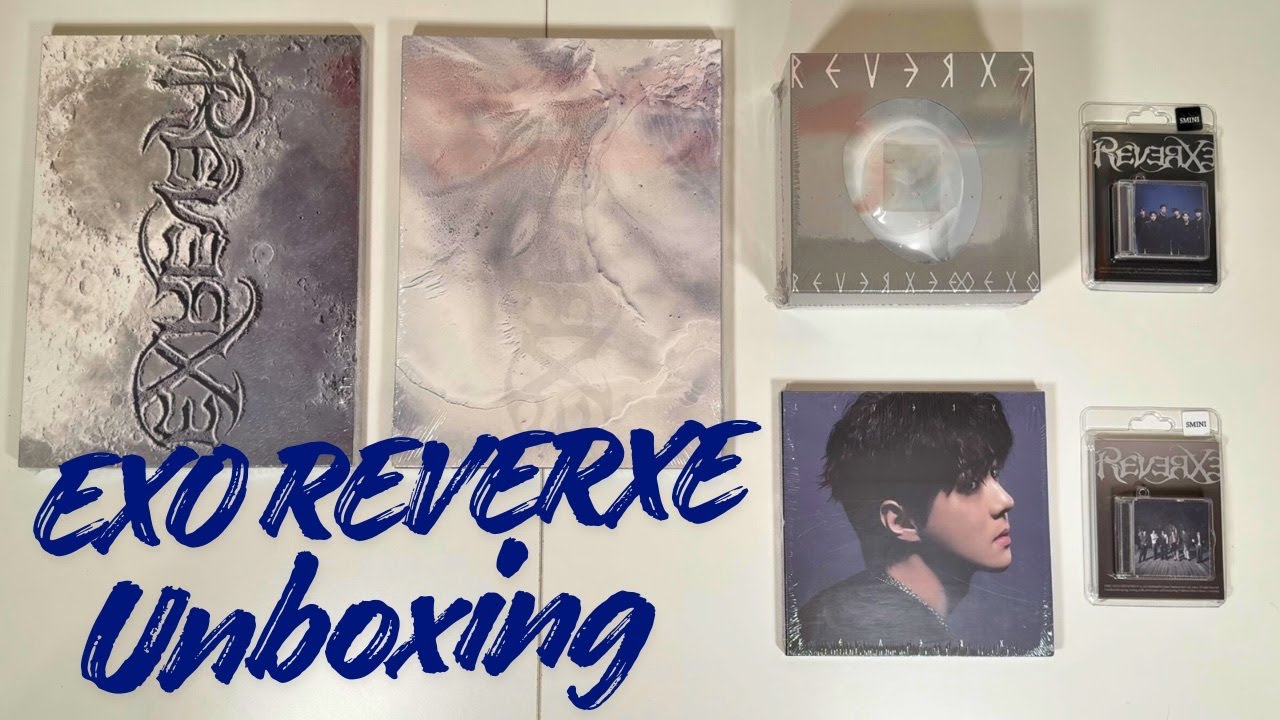Распаковка: 8-й альбом EXO Reverxe [версии Reverse, Cube, Compact, SMini и Ex-Vision]