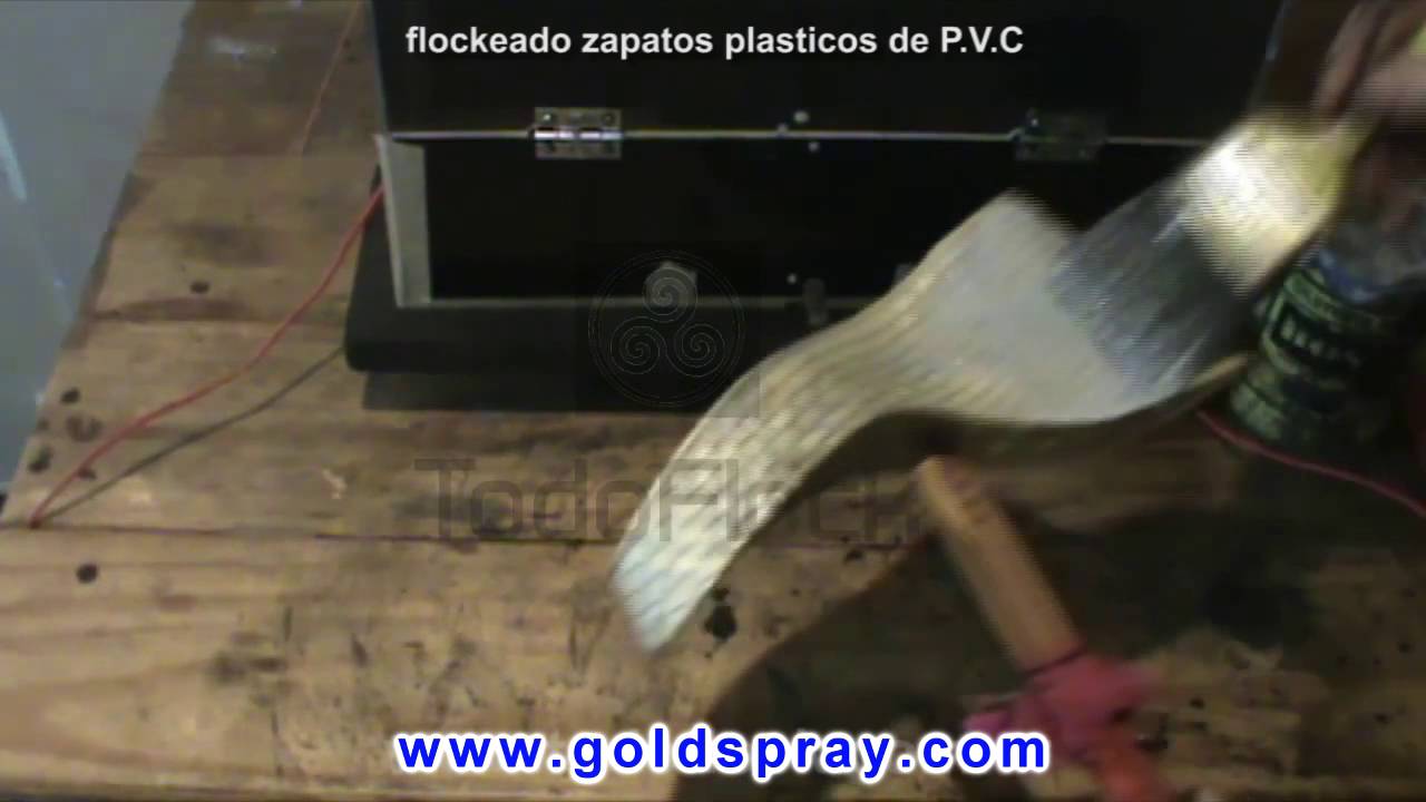 Aplicador de flockado electrost&aacute;tico, caja de flocado