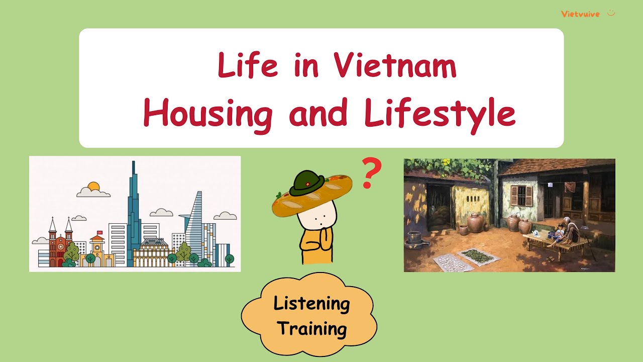 19 minutes Simple Vietnamese Listening|Housing and life  - shadowing practice(ENG SUB/QUIZ)