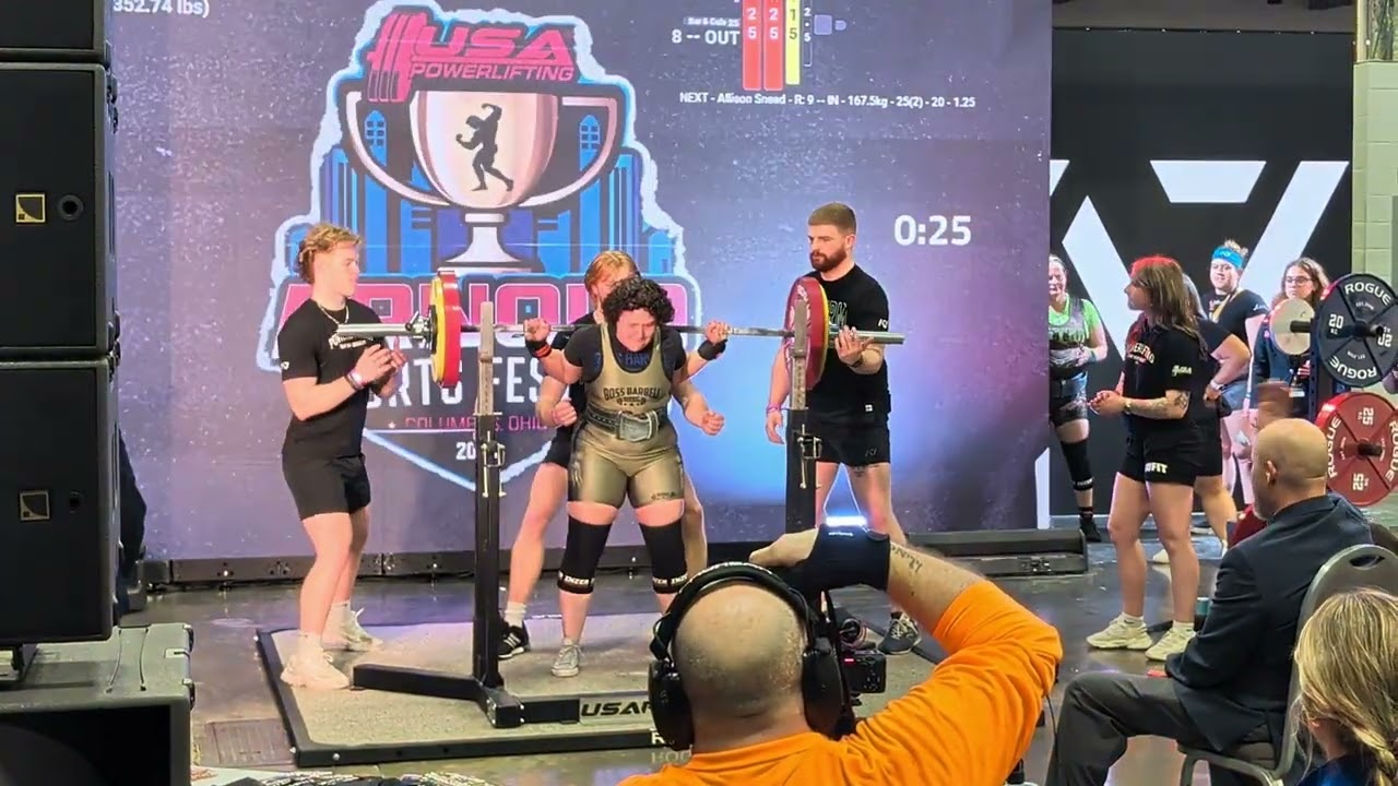 Arnold2026 160kg squat