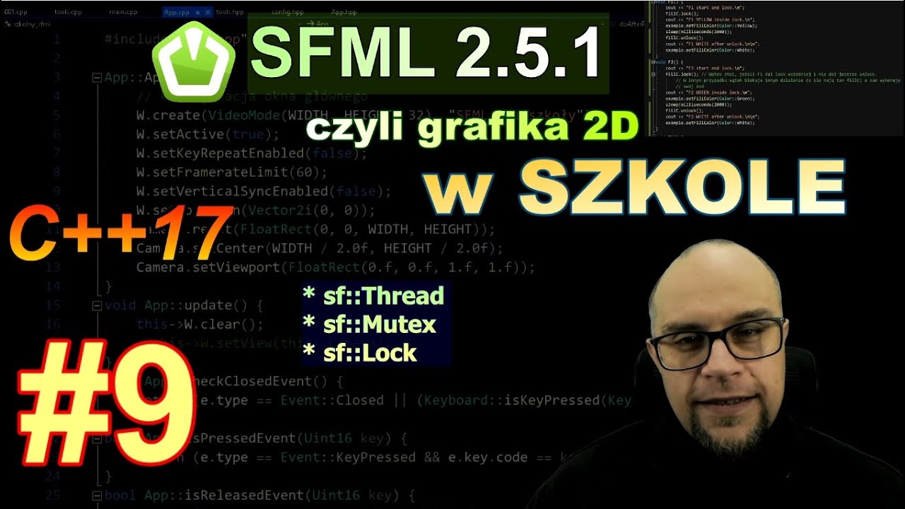SFML czyli grafika 2D w szkole#9. Synchronizacja wątków.