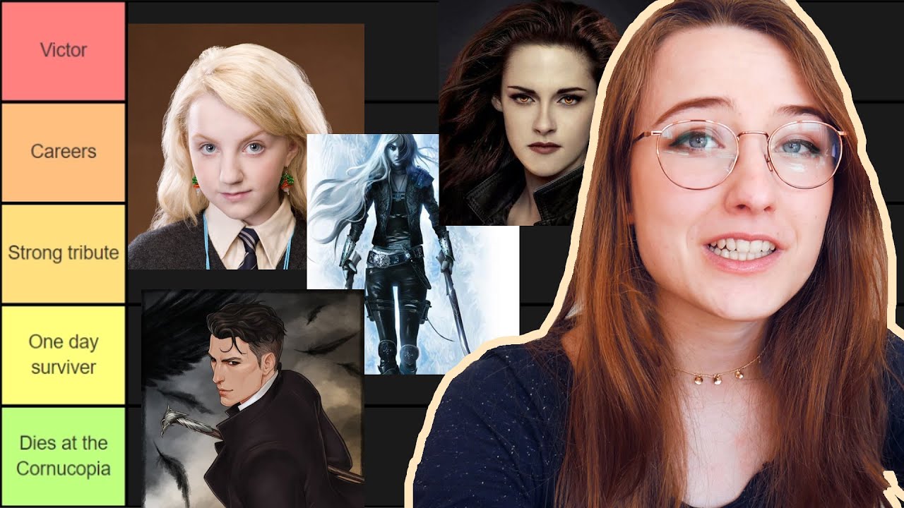 Which book character would WIN the hunger games? ⚔️ RANKING book characters tier list✨