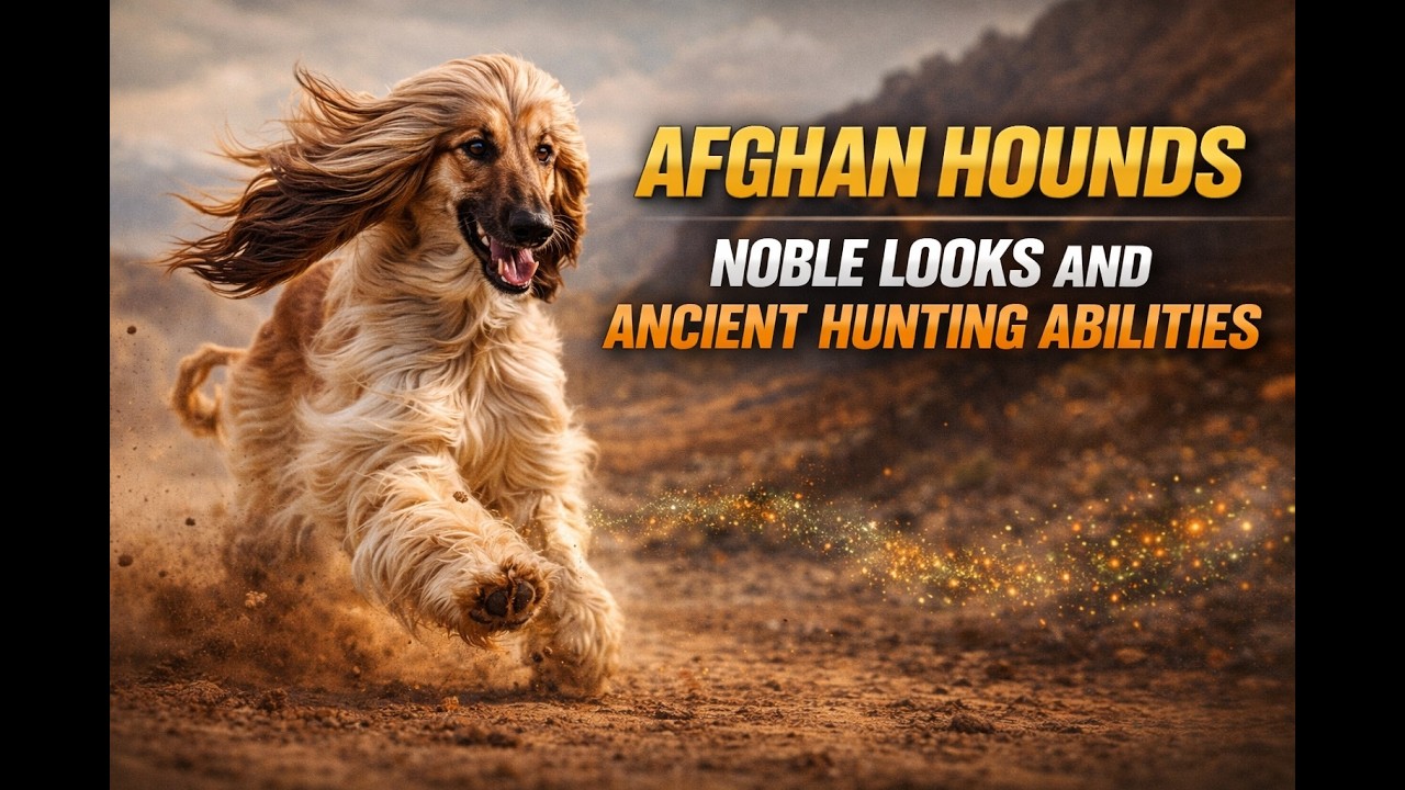 Afghan Hounds &ndash; Noble Looks and Ancient Hunting Abilities