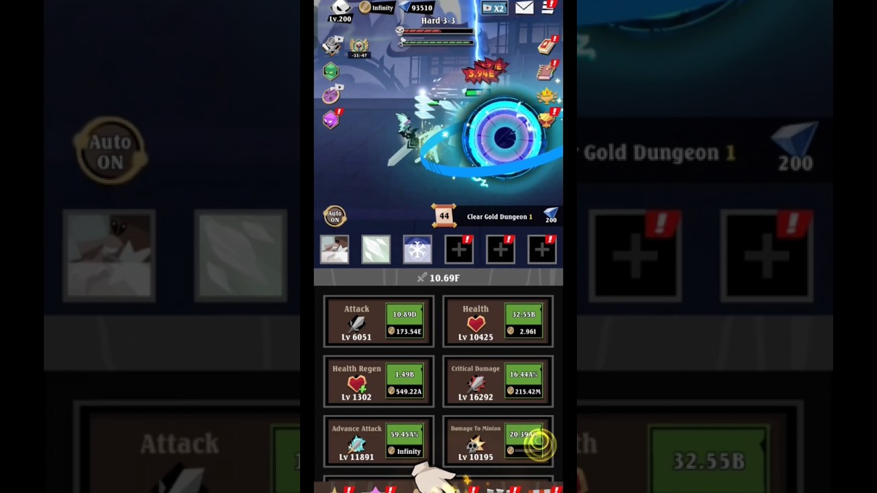 EPIC stickman RPG gameplay infinite coin 🪙🥶