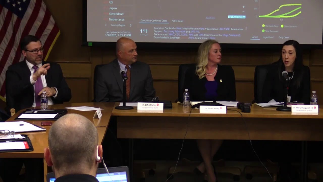 Tennessee Coronavirus Task Force host its first meeting