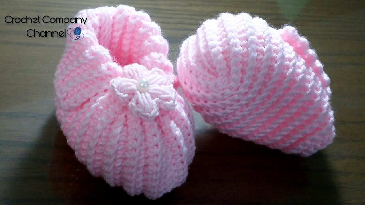 كروشيه لكلوك / حذاء /سليبر /هاف بوت للبيبى _ Crochet Baby booties/baby shoes