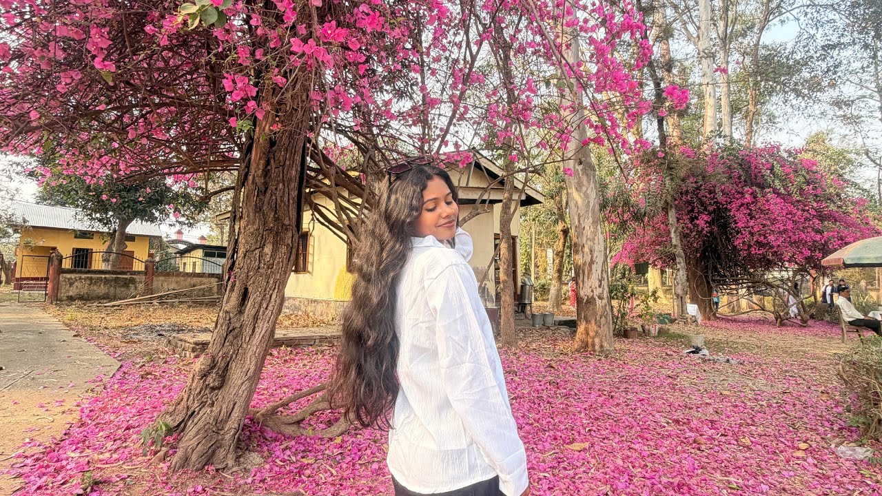 Chaloo thoda ghumte haii 🌷🥳🩷#assam #pratimasahvlogs #viral #explorepage #parkvlog 