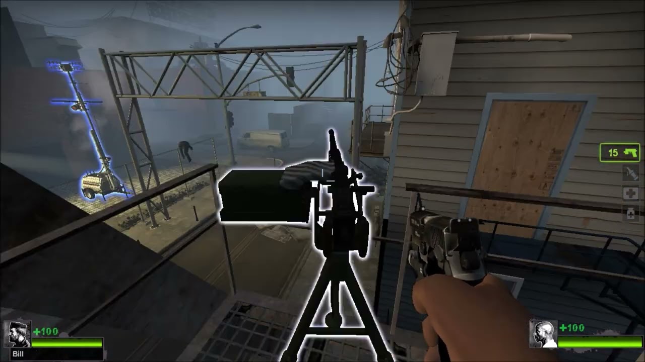 L4D1 vs L4D2 - Heavy Machine Gun