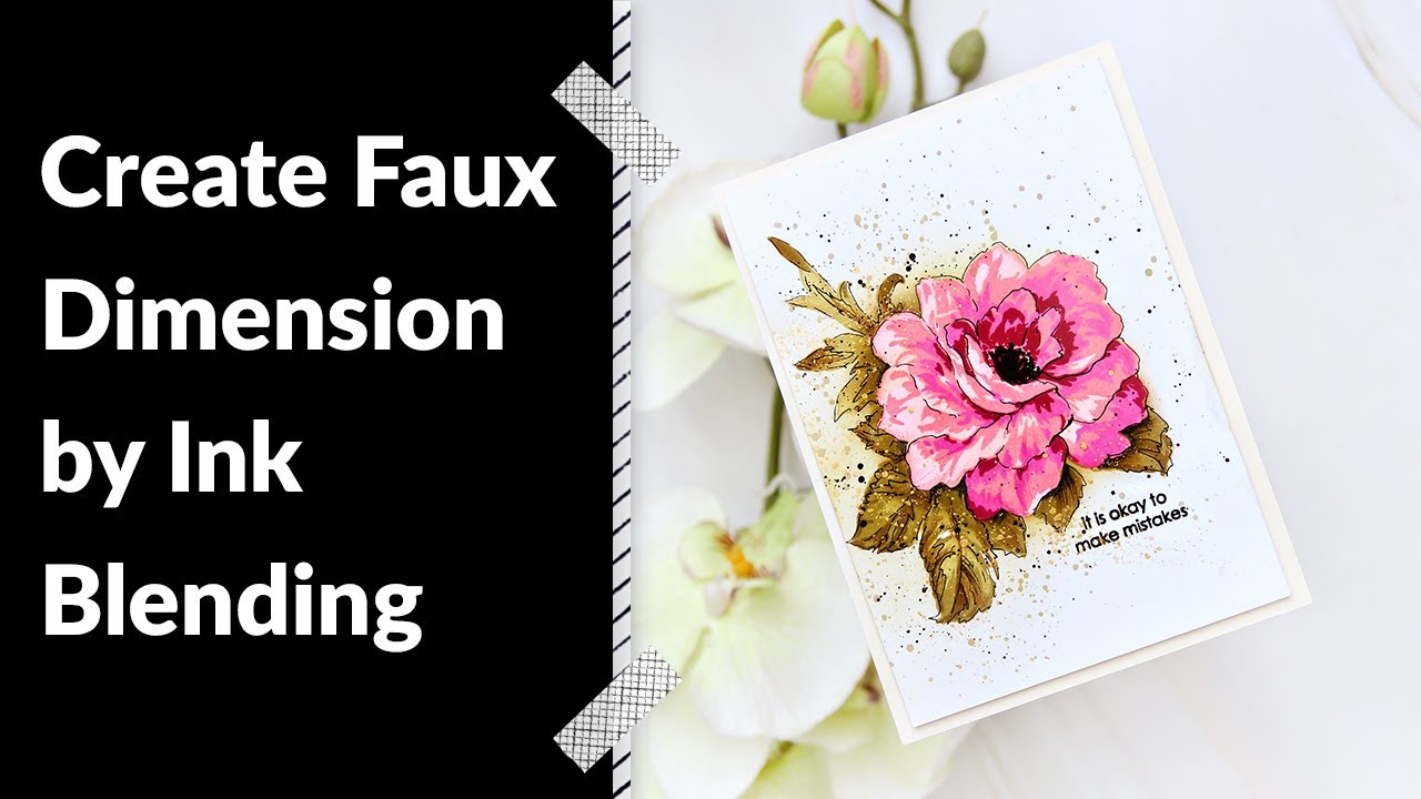 Ink Blending to Create Faux Dimension
