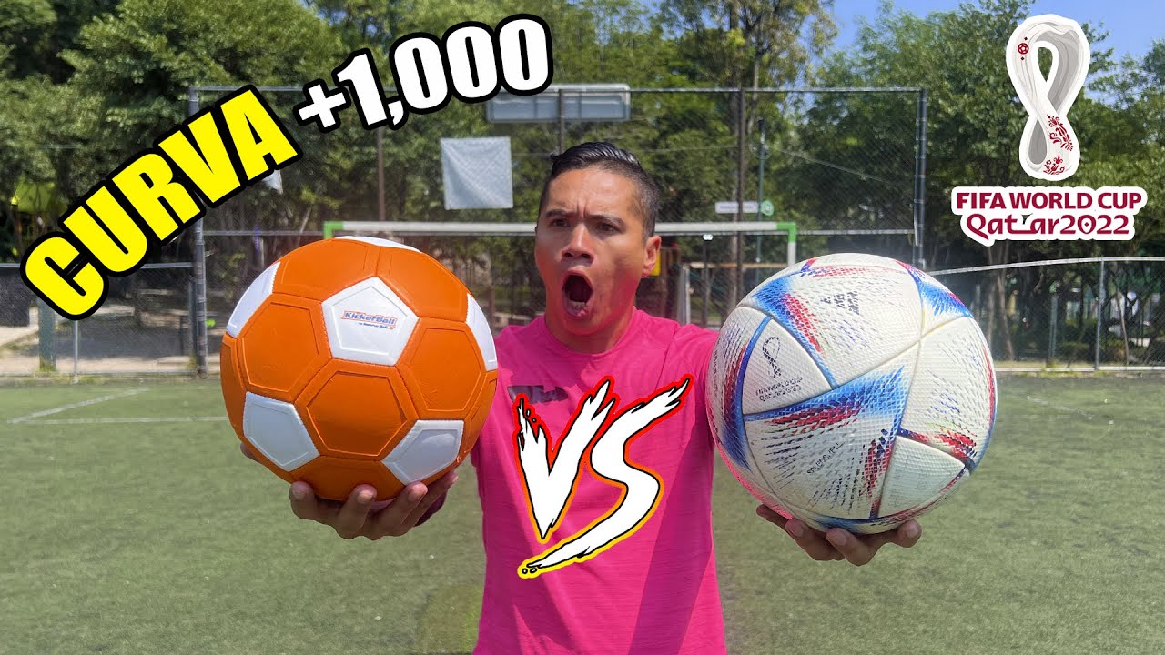 BALON con MÁS EFECTO del MUNDO vs BALON del MUNDIAL AL RIHLA 2022 ¿Cuál es el mejor? 🤔⚽️
