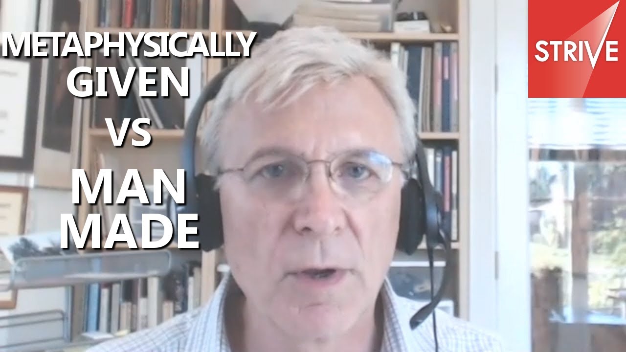 Objectivism Q&A Clip - The Metaphysically Given vs. The Man Made