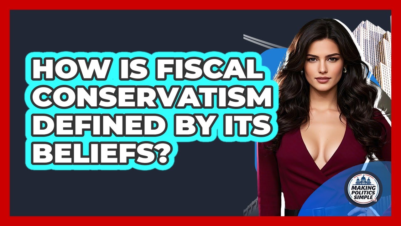 How Is Fiscal Conservatism Defined By Its Beliefs? - Making Politics Simple