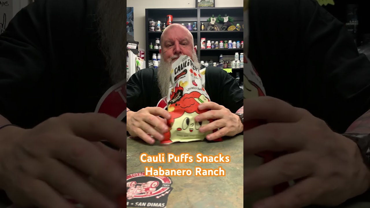 Cauli Puffs Snacks Habanero Ranch Flavor.  #shorts #foodie #food