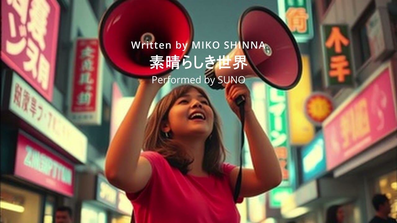 【作業用音楽】素晴らしき世界 #ai音楽  #music #suno #ai音楽 #MIKOSHINNA #songs #楽曲提供 #作業用音楽 #jpop #オルタナティブロック #jrock