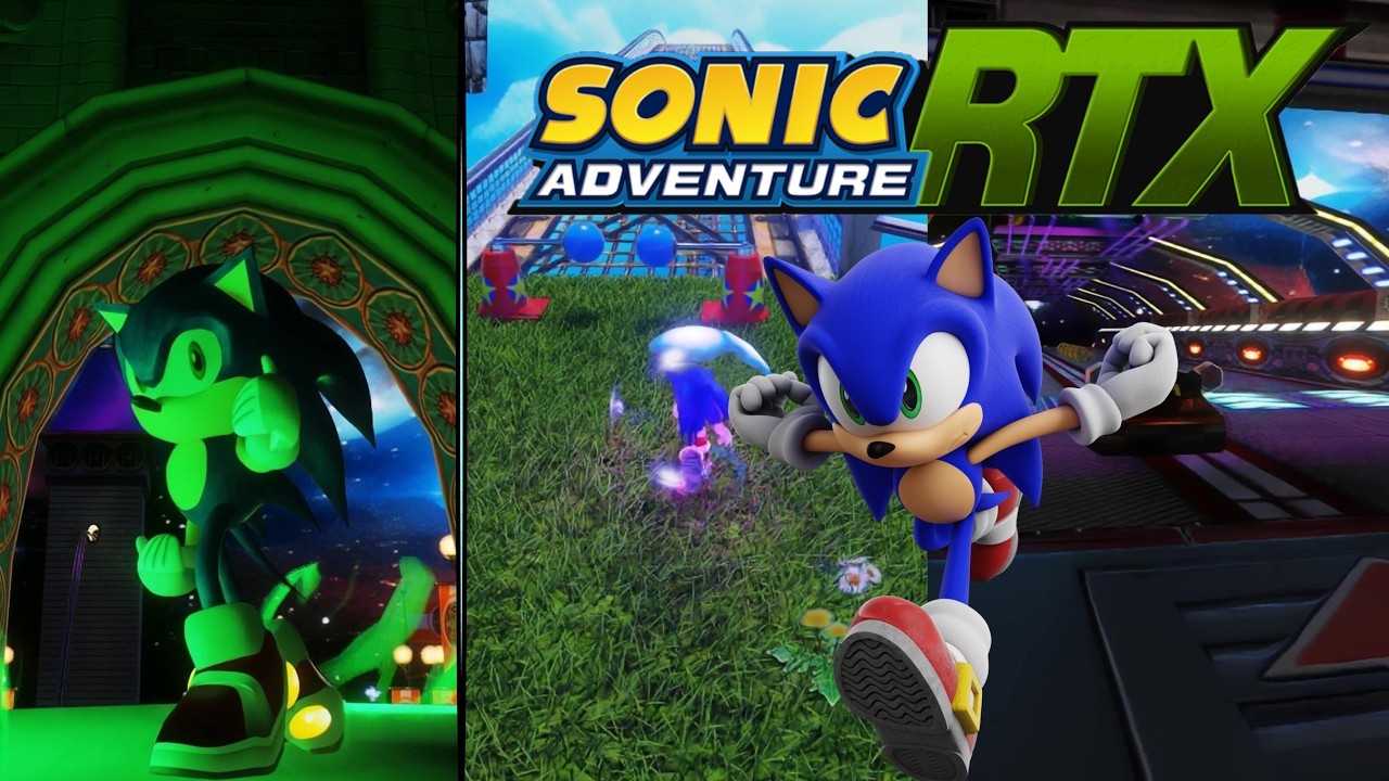 Sonic Adventure With INSANE Ray Tracing!