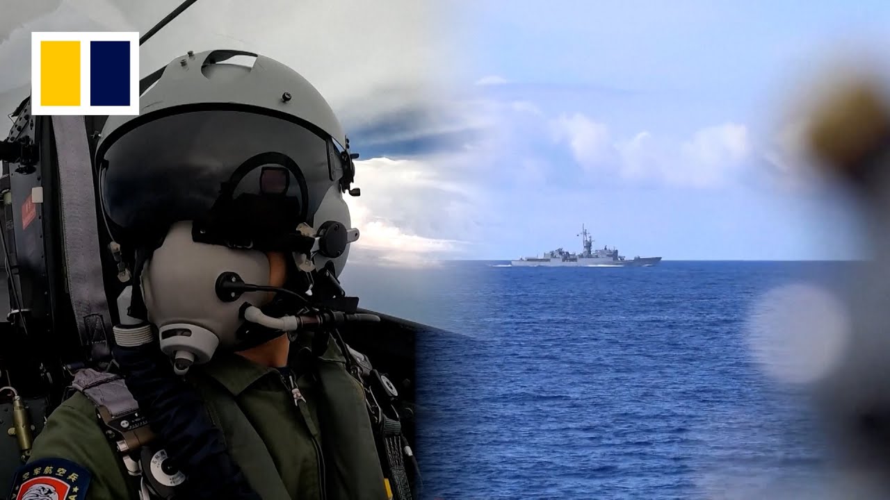 PLA stages military exercise near Taiwan