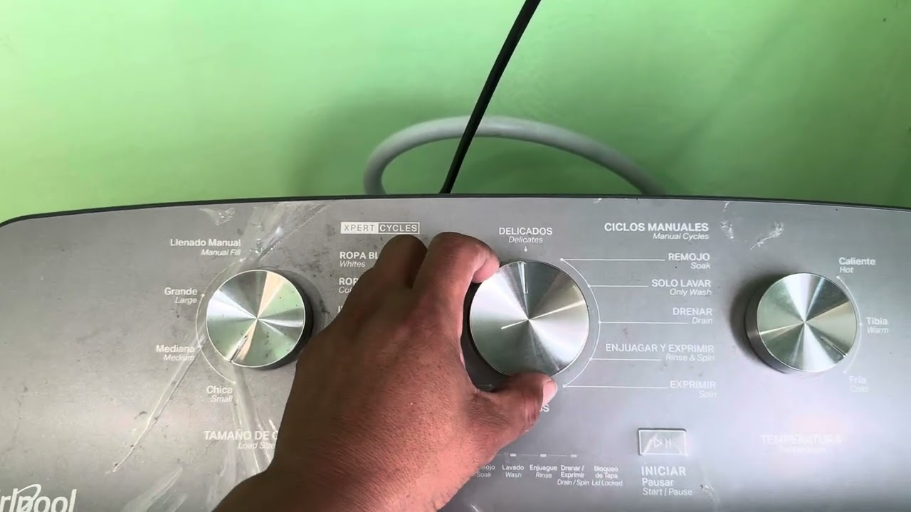 Cómo calibrar y reparar lavadora Whirlpool 