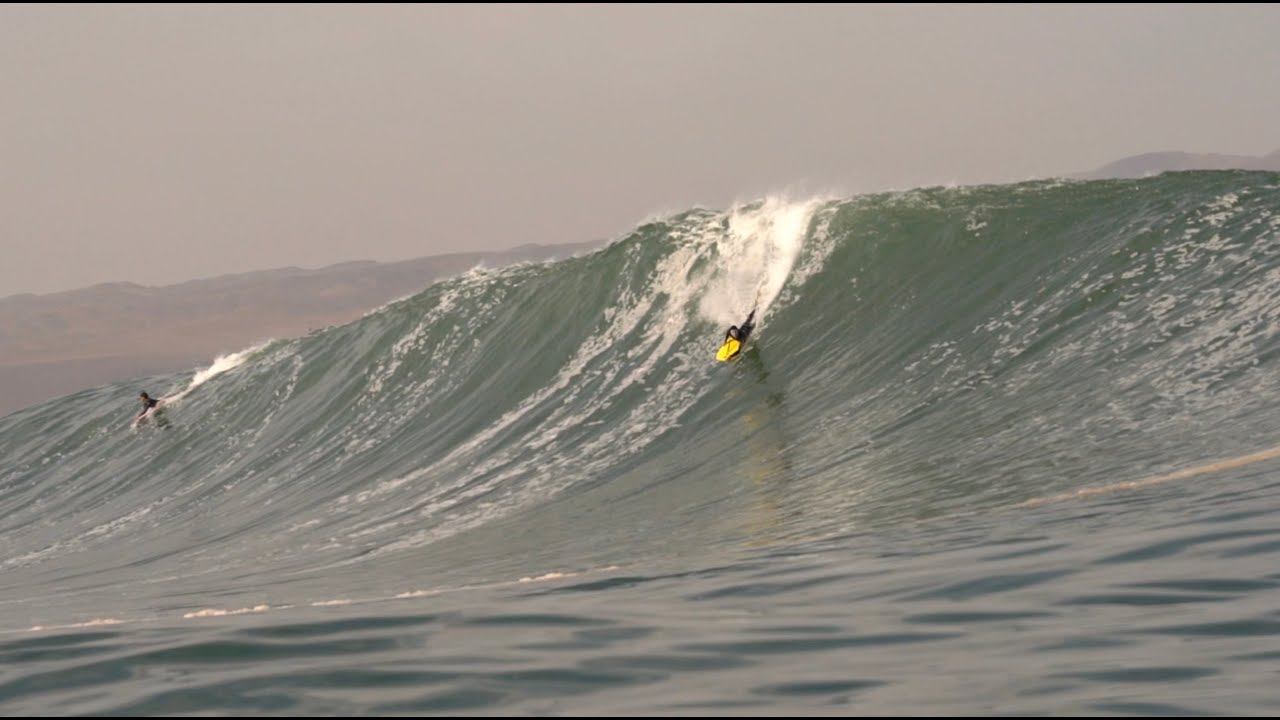 CHARGING MASSIVE SLABS IN CHILE WITH SERGIO OTEIZA #bodyboarding