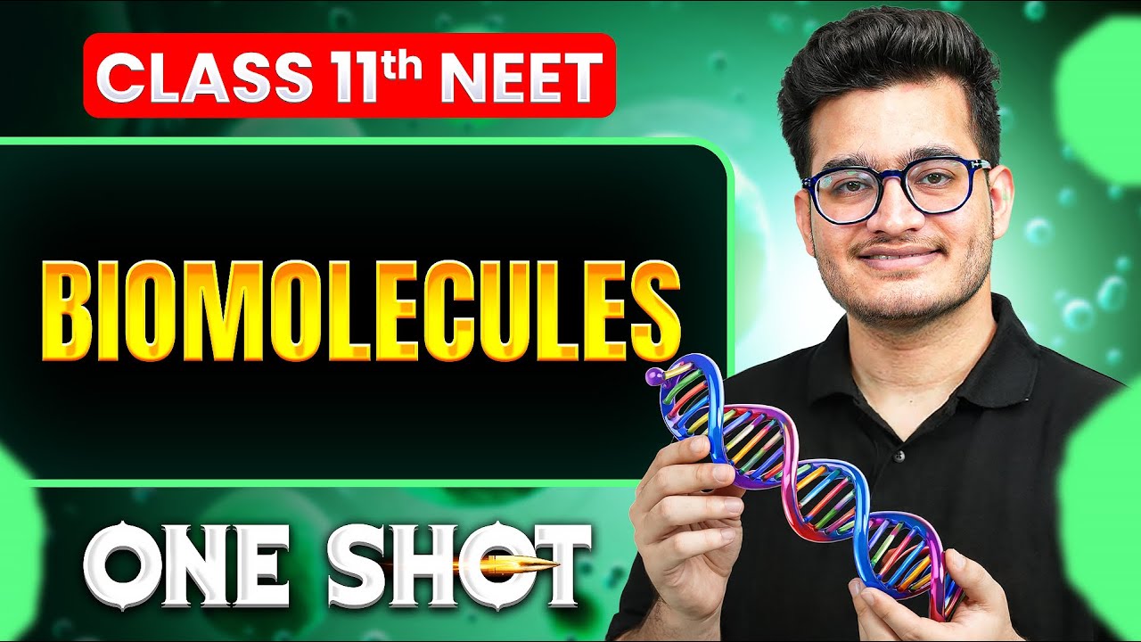 Biomolecules - Full Chapter One Shot 🔥 | NEET 2026 | Vipin Sir