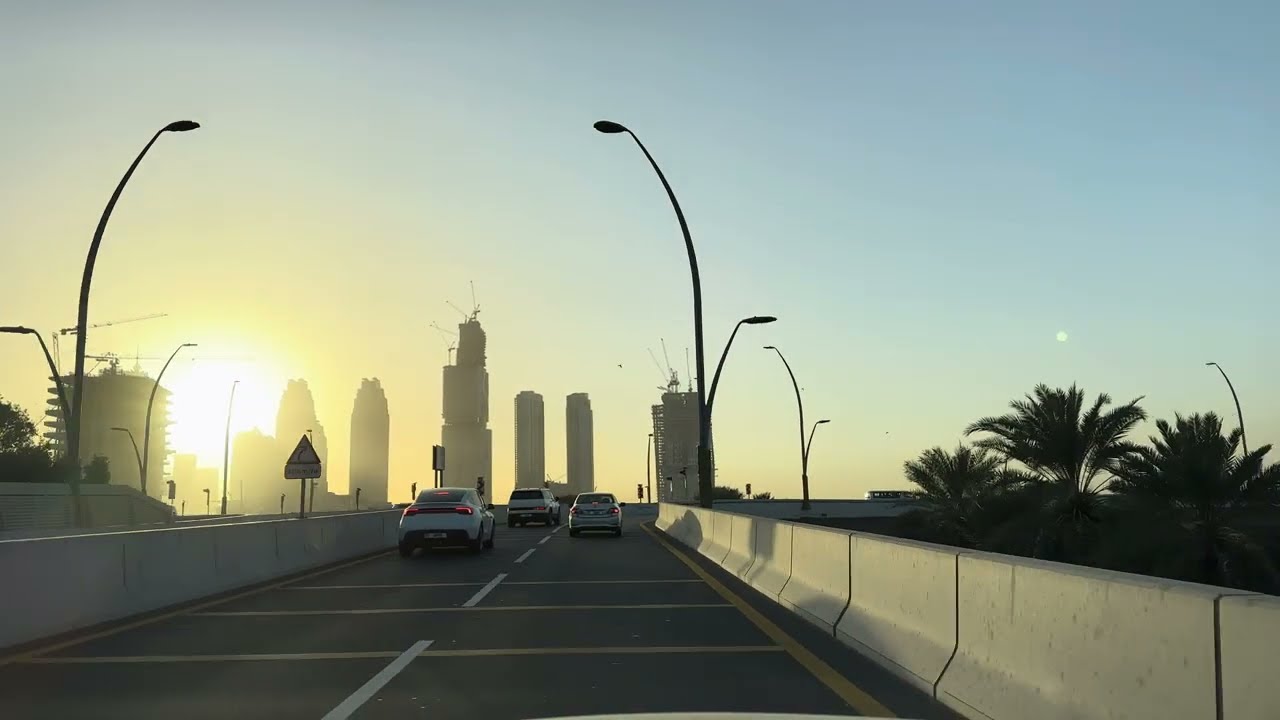 Jumeirah to Dubai Studio City 🇦🇪 | Beach to Media City Drive | 4K 60FPS 19 February 2026
