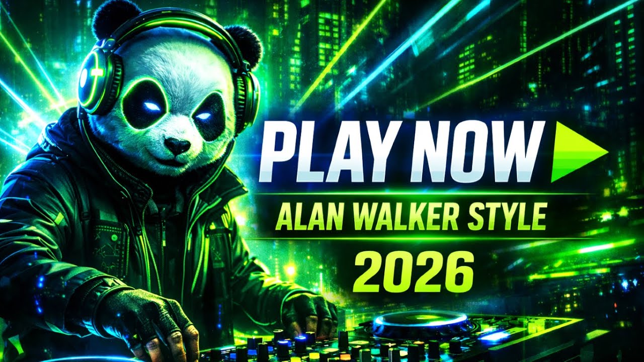 🎧 DJ Remix Full Album 2026 🐼🔥 Alan Walker Style  Full Bass EDM  PANDA MUSIC