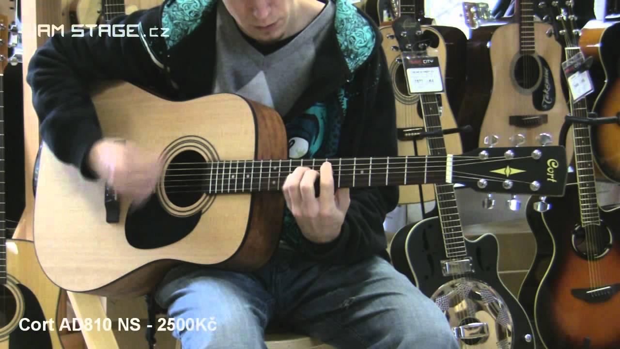 Akustické kytary z kategorie nejlevnějších. FENDER Fender CD-60 / CORT AD810 NS / TENSON D1 .