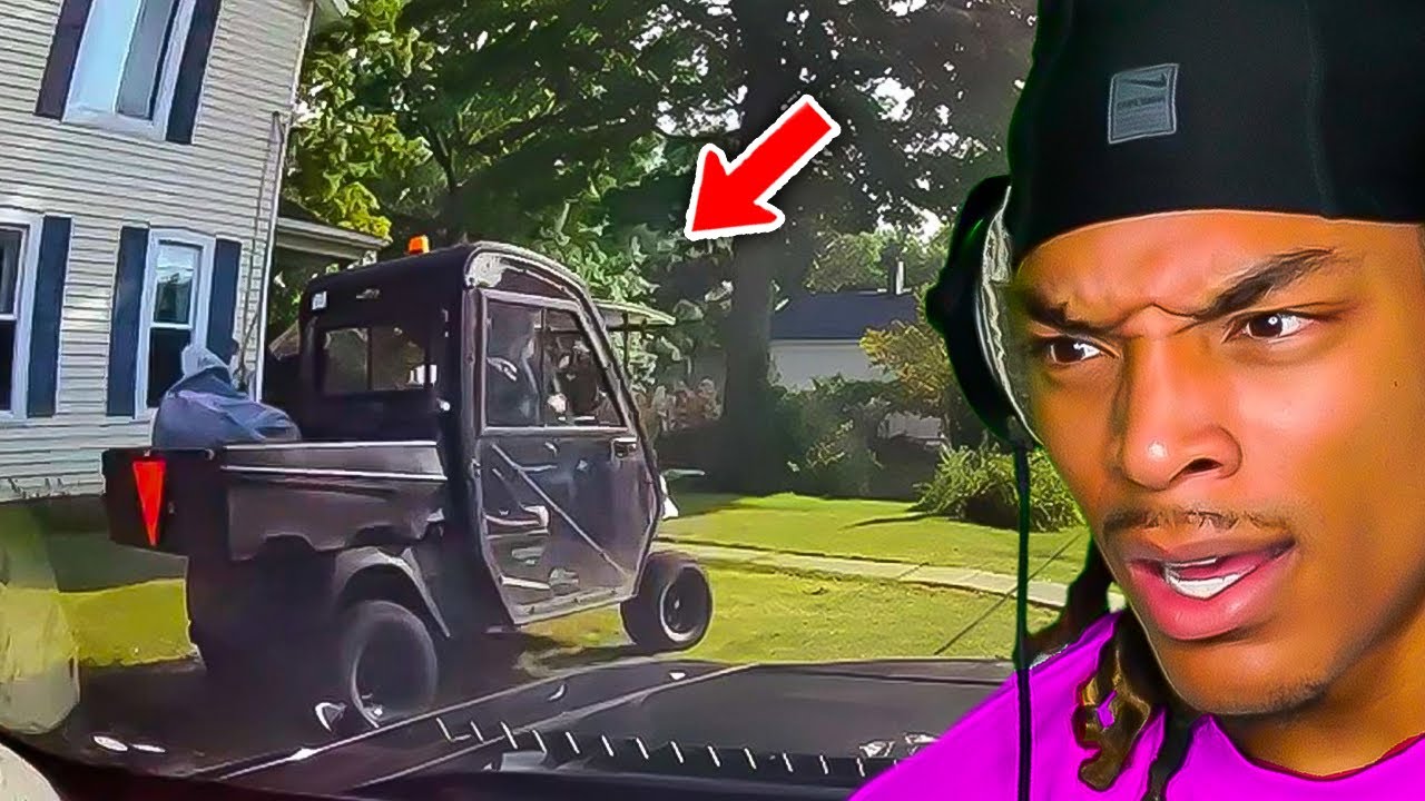 Stealing A University Golf Cart Doesn't End Well..