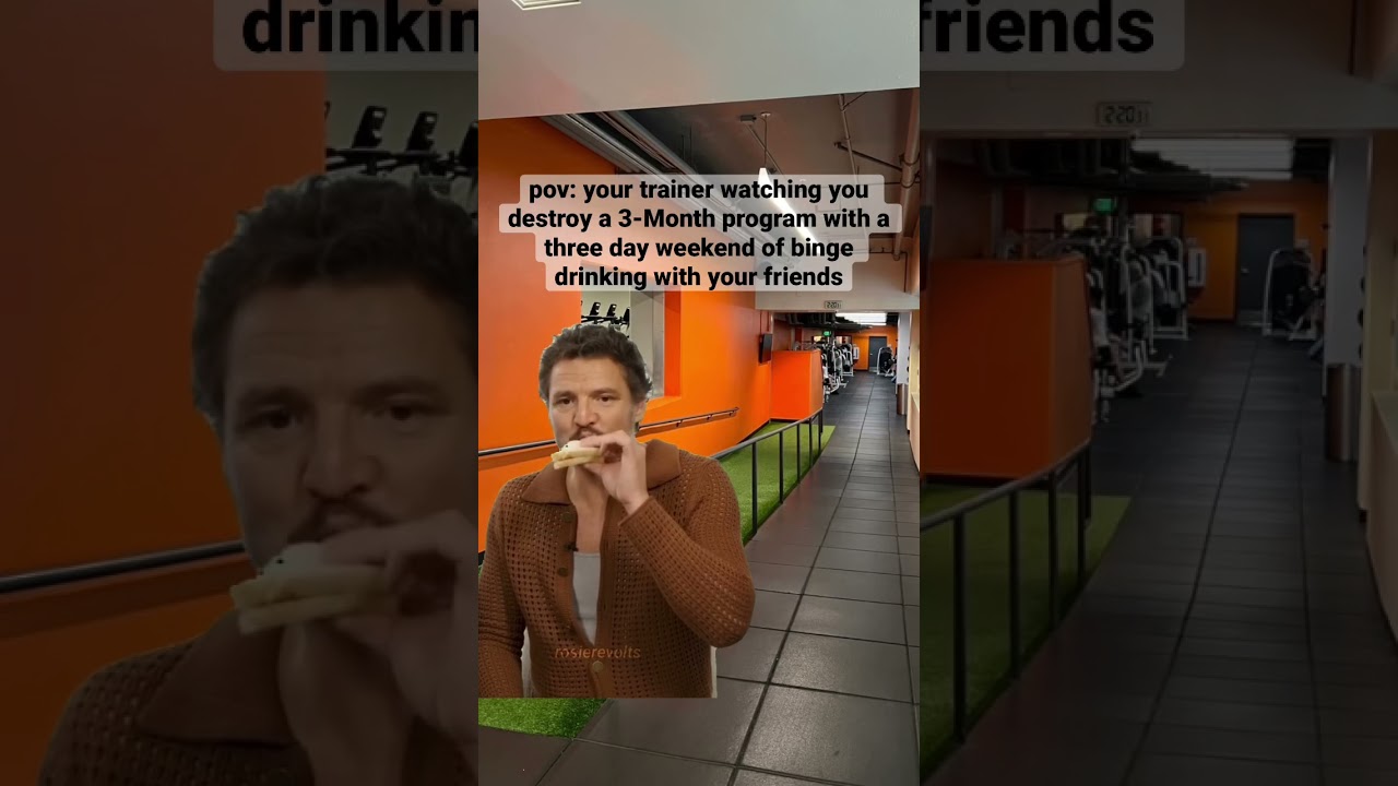 Gym Humor with Pedro Pascal #sanfrancisco #gym #trainer