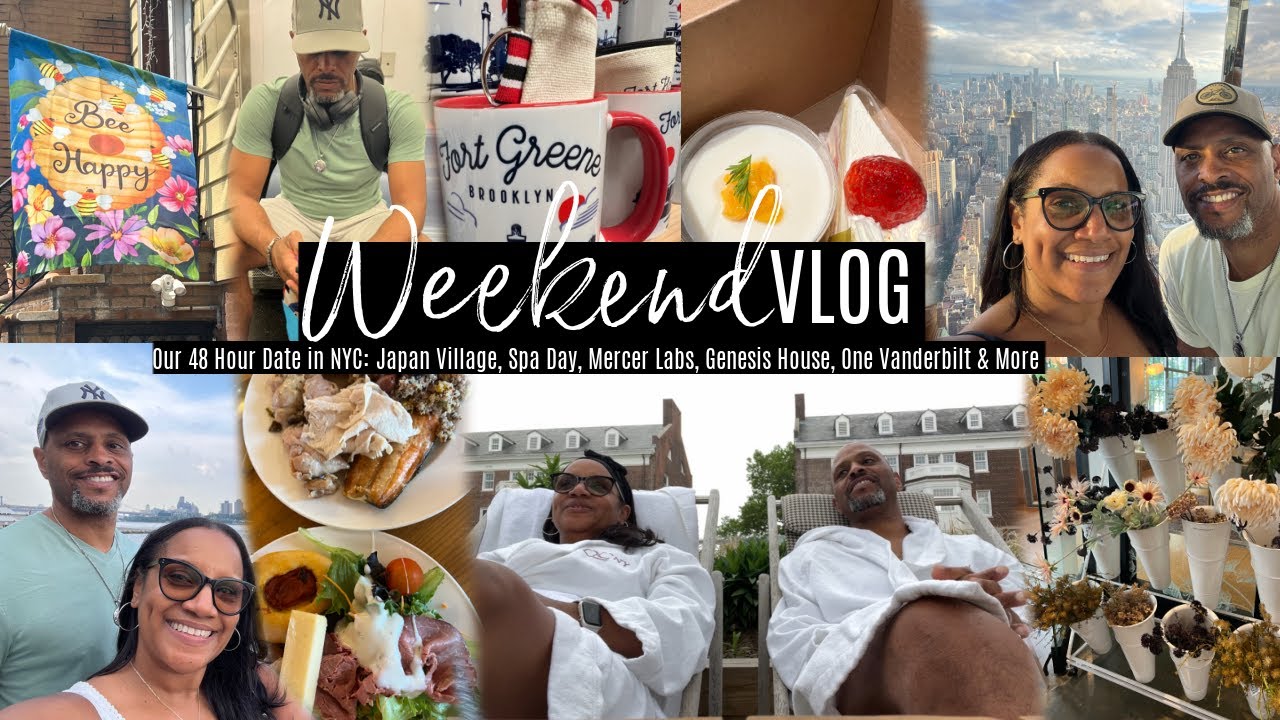 Vlog #160 | Our 48 Hour Date in NYC | Japan Village, QC NY Spa Day,  Summit One Vanderbilt & More