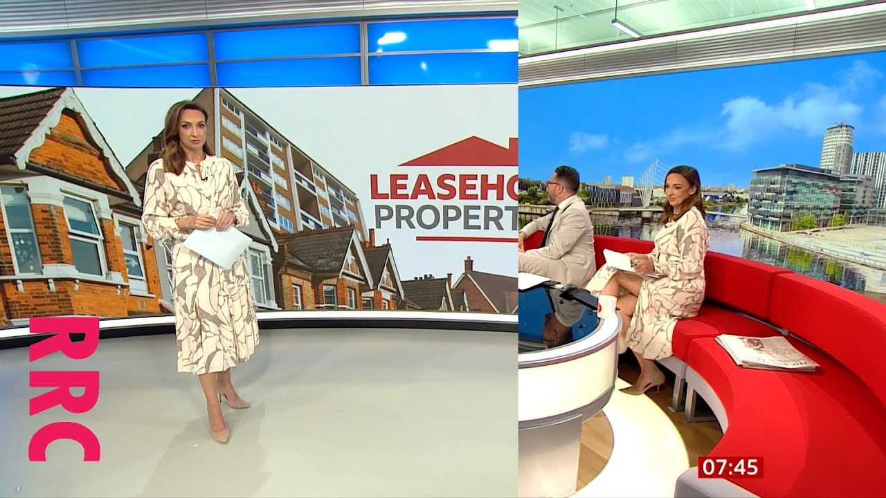Sally Nugent @a pleasing side split dress from Reiss