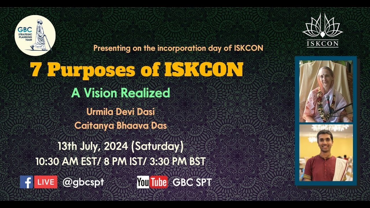 ENVISIONING A KRISHNA CONSCIOUS WORLD
