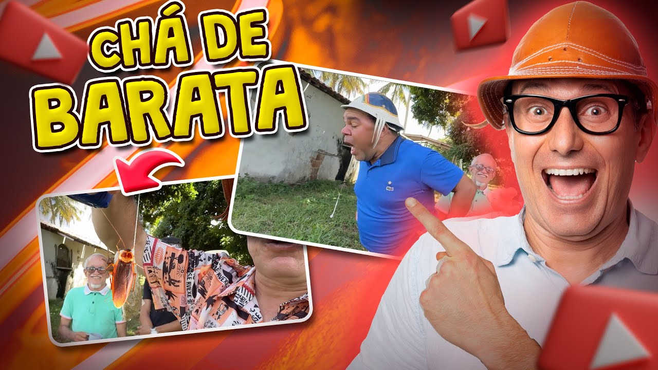 HOJE É  DIA DE ChÁ DE BARATA!  O MUÇÃO PEGOU PESADO DESSA VEZ...