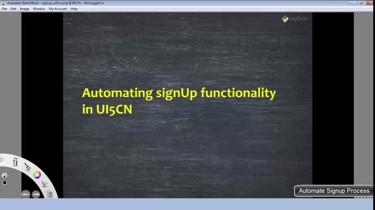 Automate Signup Functionality of Web App using Selenium with Python