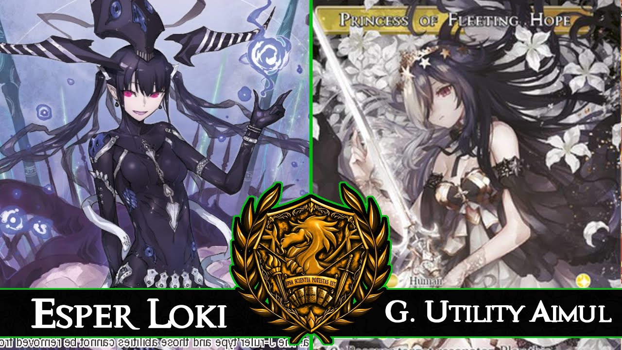 Wanderer Showdown : Esper Loki Vs G. Utility Aimul Feature Match : Force of Will (TCG)