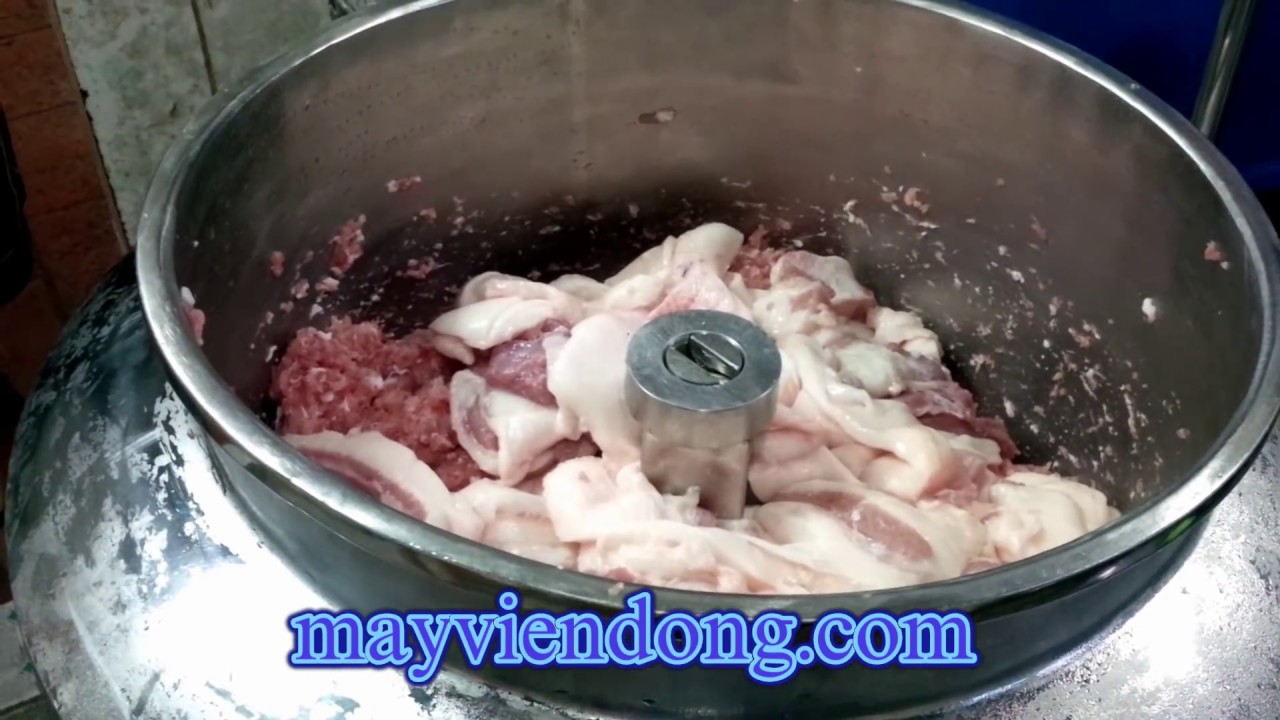 Máy xay giò chả tốt - Làm giò chả đơn giản với máy xay giò công nghiệp Viễn Đông
