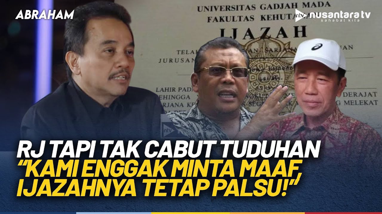 Pecundang atau Pejuang? Roy Suryo soal Eggi & Lubis: Ijazah Tetap Palsu, Tidak Ada Minta Maaf! | NTV