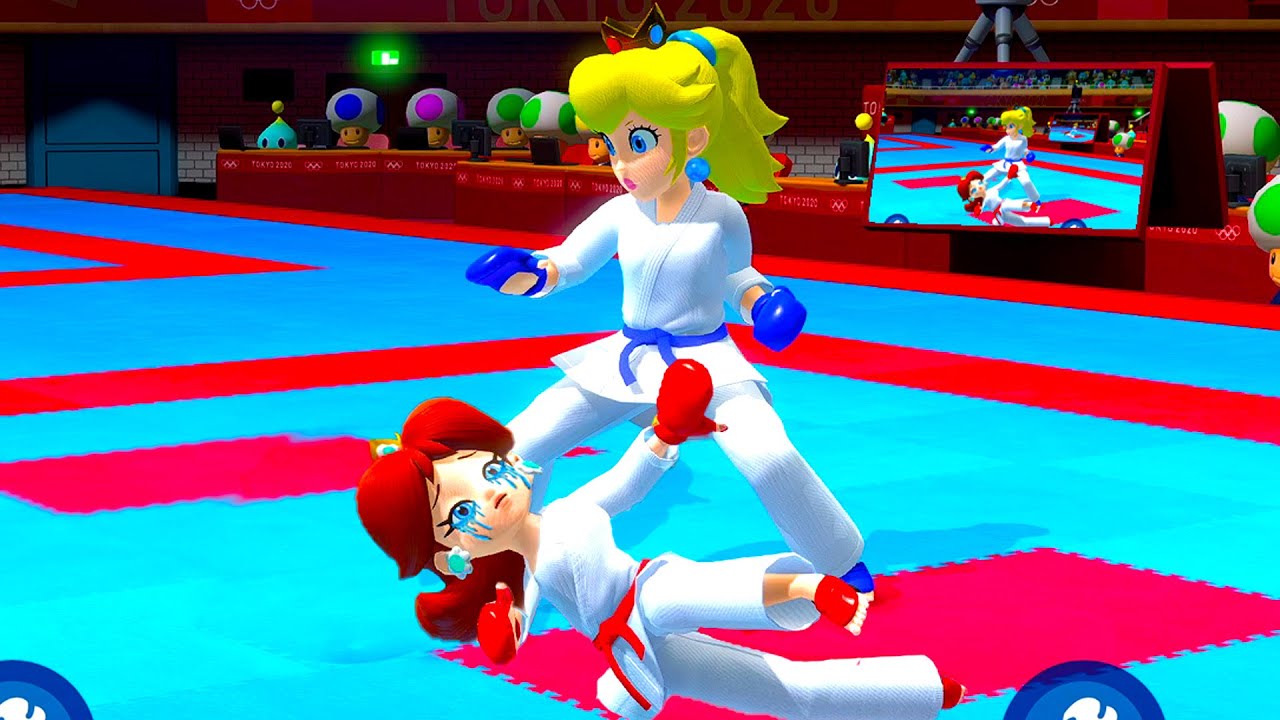 Mario & Sonic at the Olympic Games Tokyo 2020 : All 24 Events With Peach Part - 1