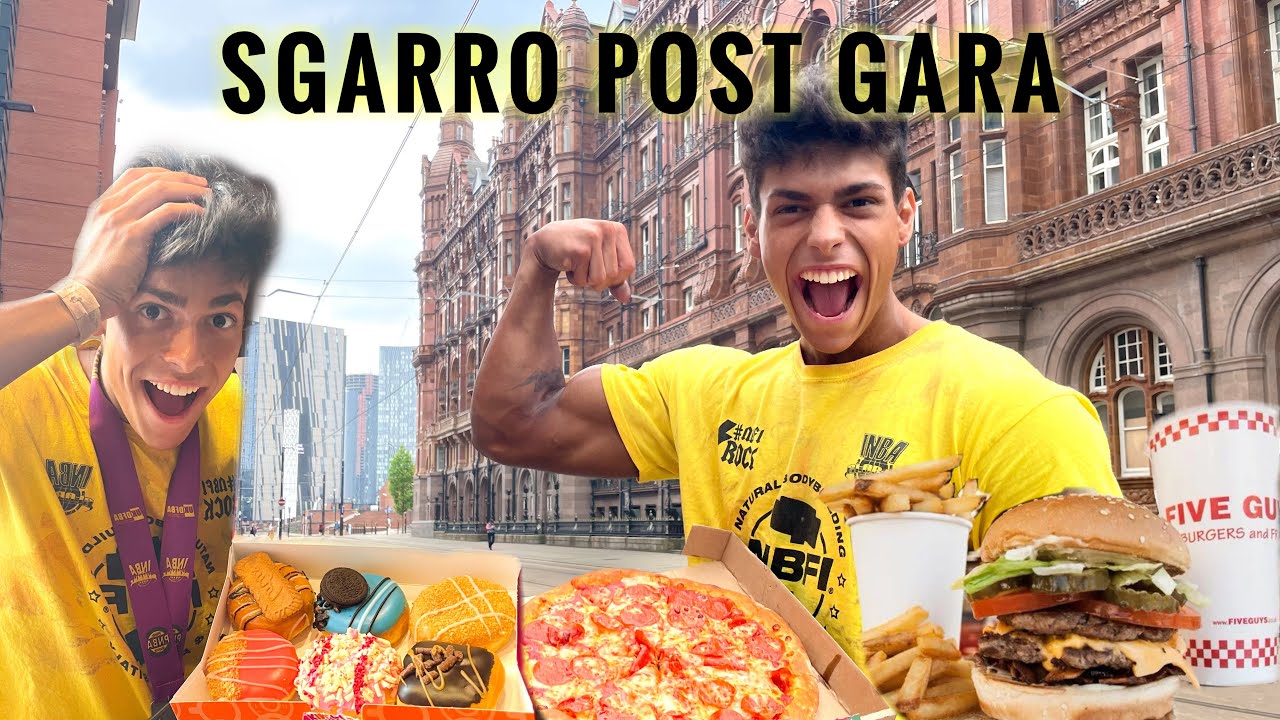 Più di 10mila CALORIE post GARA | SGARRO dopo il MONDIALE a MANCHESTER
