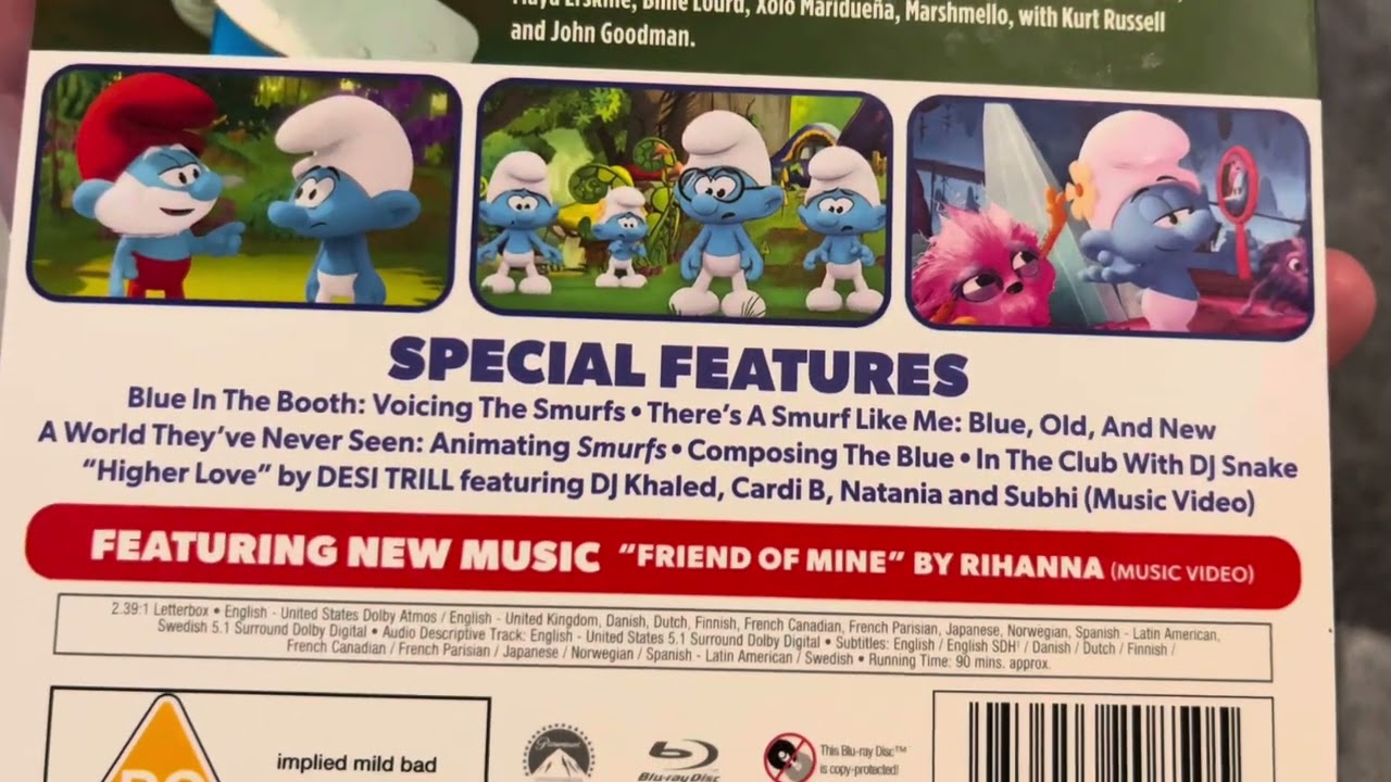 Smurfs (2025) Blu-ray Unboxing (UK)