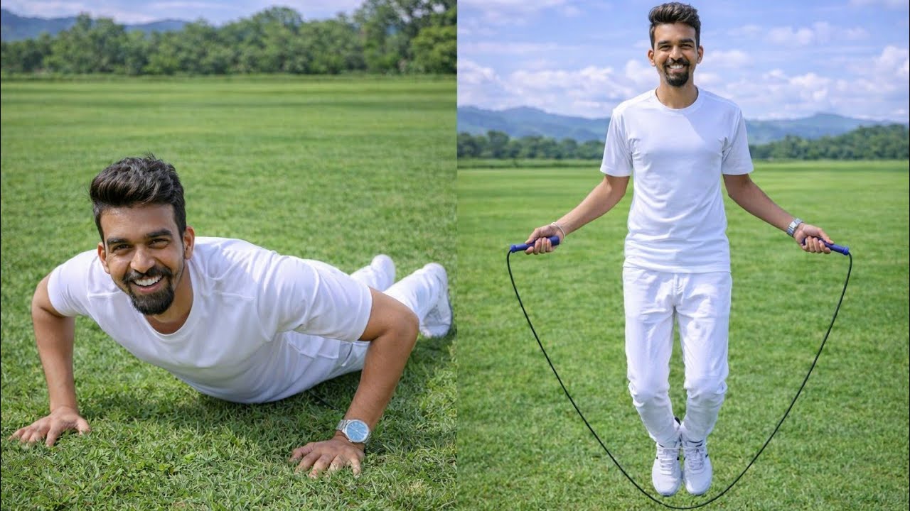 Skipping Rope Challenge || Daily skipping routine for beginners 🧠Fitness starts with small steps 🏃